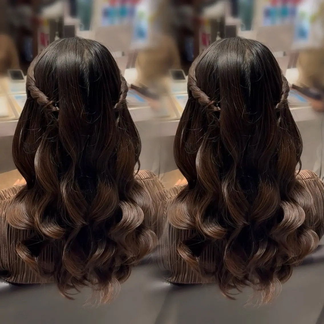 ヘアアレンジ デート ヘアセット 佐々木 玲のヘアスタイル