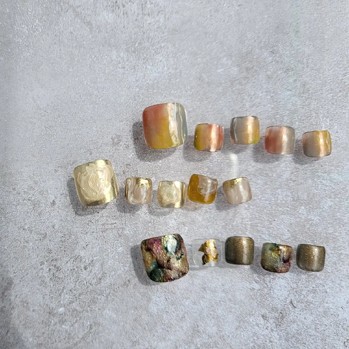ネイル フットネイル ジェルネイル ニュアンスネイル パラジェル フットネイル Nailsalon manoのネイルデザイン