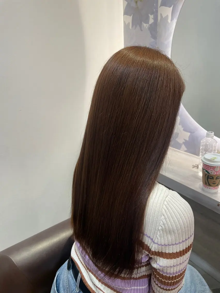 ロング 清水 香理のヘアスタイル