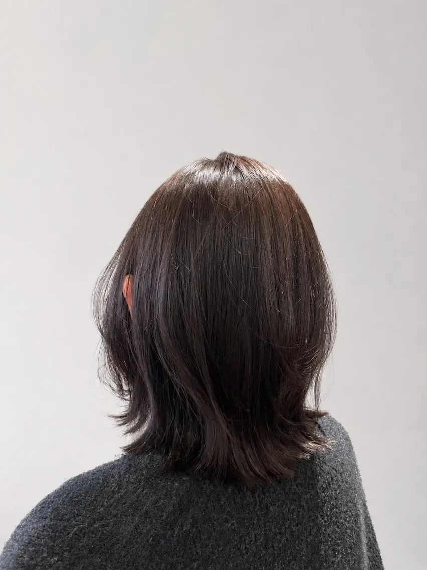 ミディアム カラー カット ヘアカラー トリートメント 新宿 /透明感カラー レイヤー/NANAのヘアスタイル