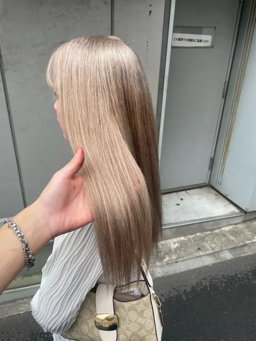 セミロング カラー カット ヘアカラー トリートメント 大人っぽ♡上品な暖色 ♡ブリーチなし♡のヘアスタイル