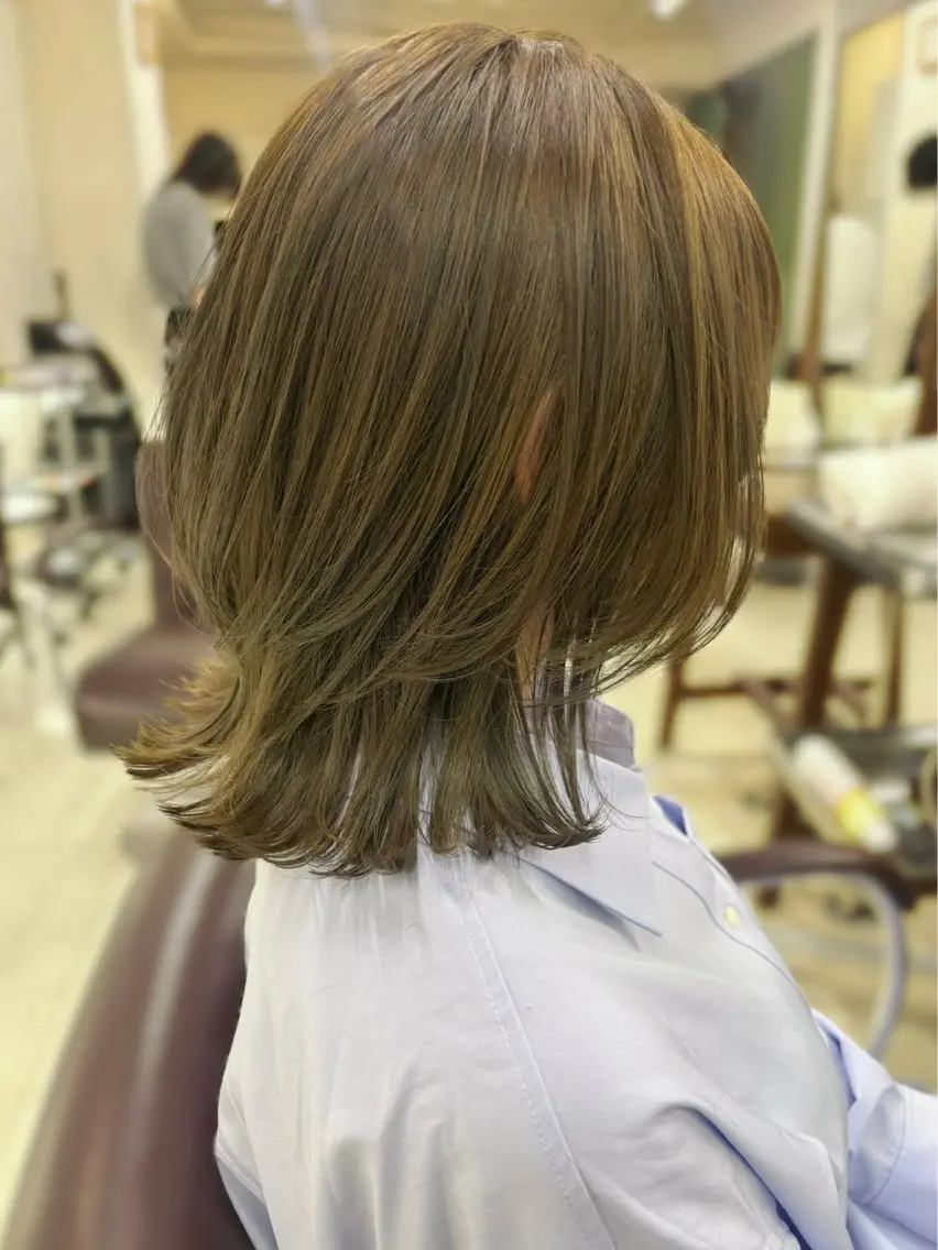カラー ヘアカラー 掛川 真那斗のヘアスタイル