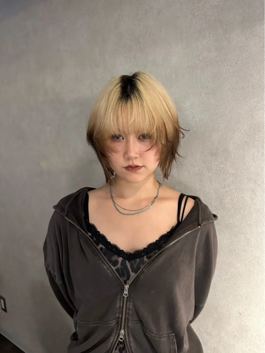 ショート ボブ その他 下北沢ブリーチ 𝜗𝜚パーマ ANのその他イメージ