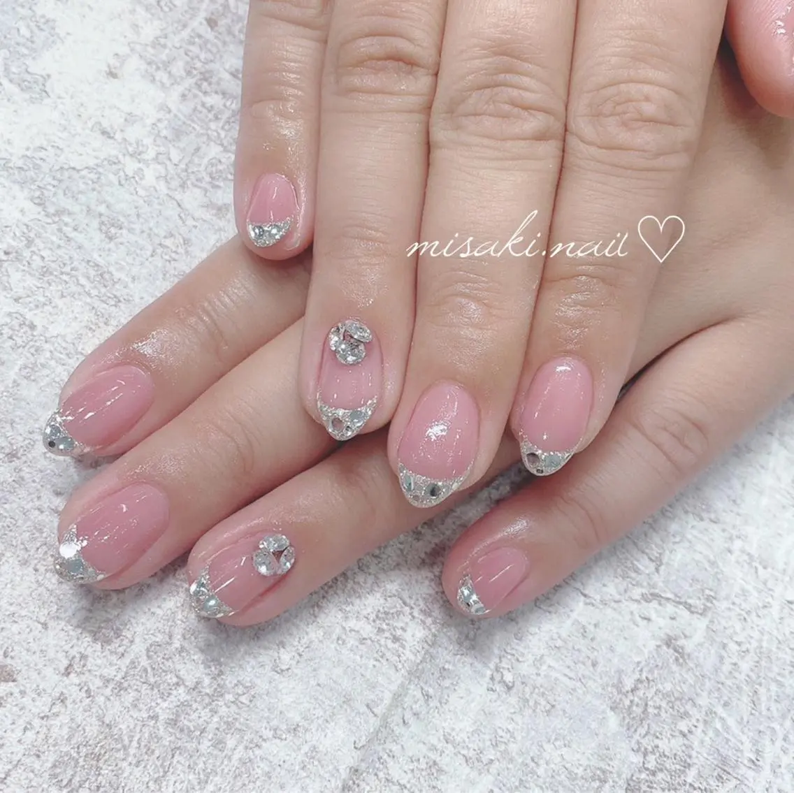 ネイル 韓国ネイル ワンホンネイル ハンドネイル nailsalon miinailsのネイルデザイン