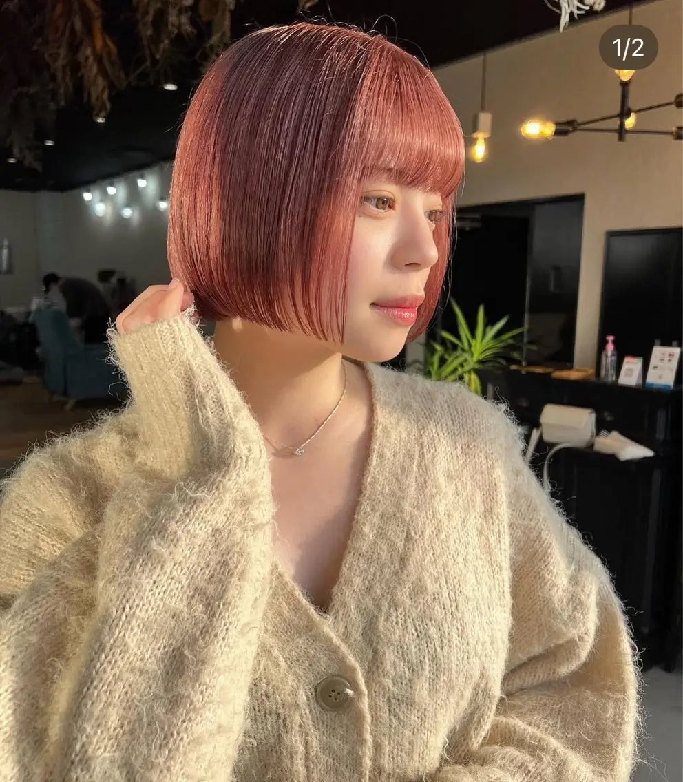 カラー ベージュカラー 植吉 琉月のヘアスタイル