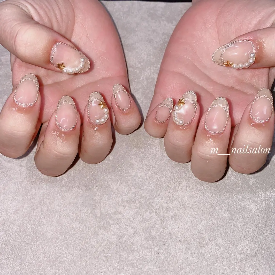 ネイル フラッシュネイル ジェルネイル 韓国ネイル マグネットネイル パラジェル merci nailのネイルデザイン