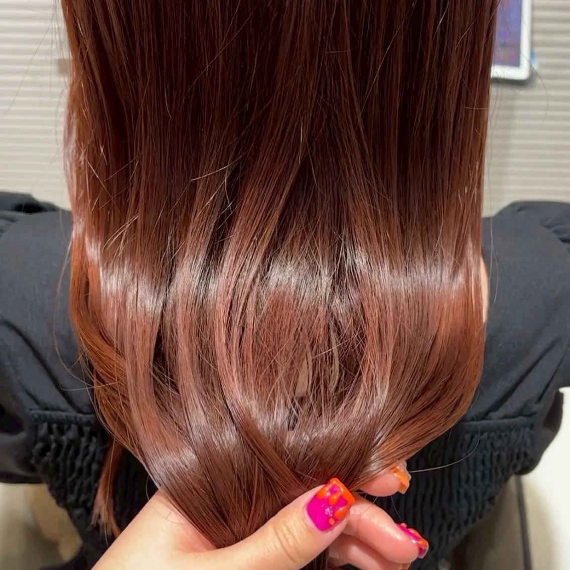 カラー 艶カラー🌟 ブリーチ/紅芭✨のヘアスタイル