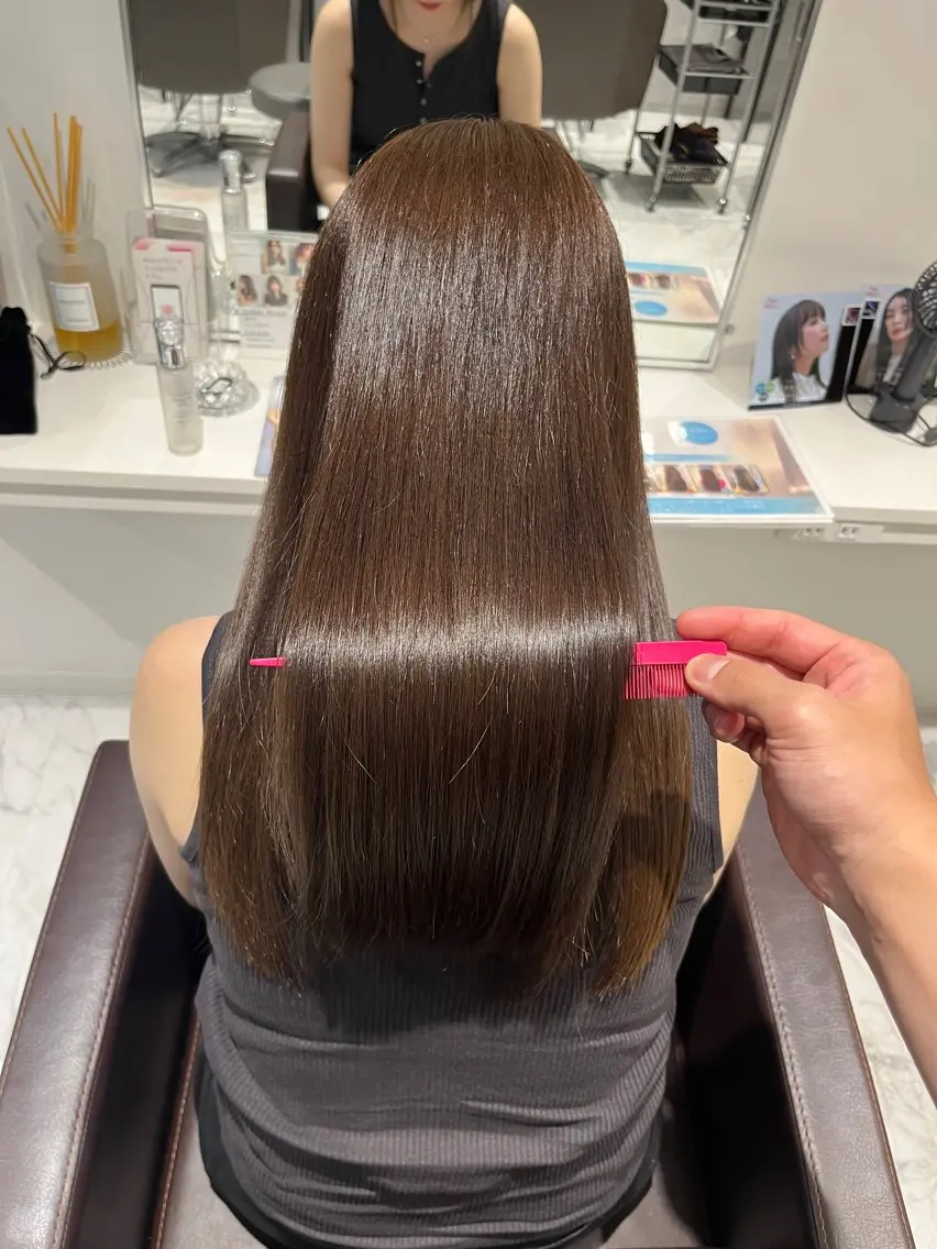 ロング カラー カット ヘアカラー トリートメント Grow by NYNY 坂本 理輝のヘアスタイル