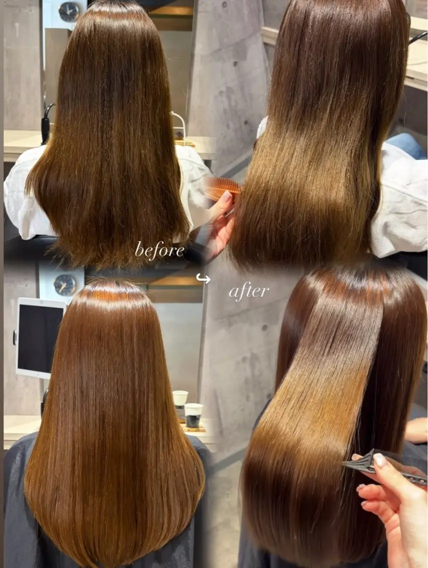 ロング YURI ［西大分／美髪矯正］のヘアスタイル