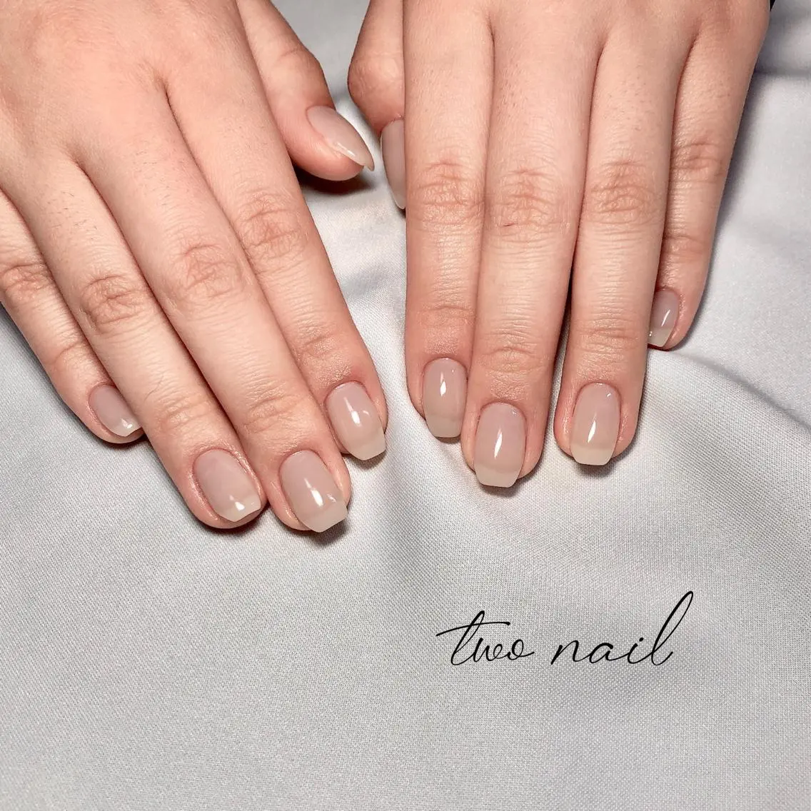 ネイル アートネイル フットネイル ハート ニュアンスネイル ホワイト ハンドネイル two nailのネイルデザイン