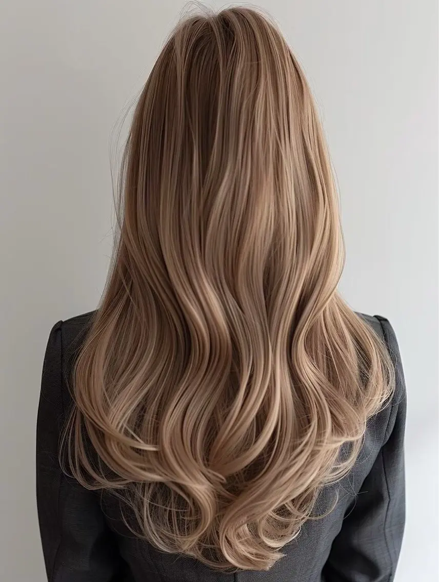 【口コミ投稿限定✨】艶感フルカラー🌿透明感のある最旬ヘアへ。ロング料金なし/シャンプーブロー込◎の写真
