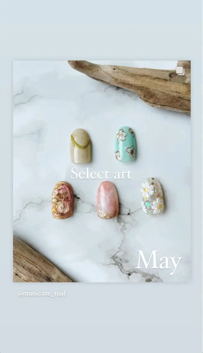 ネイル ハンドネイル Mani cafe nailのネイルデザイン