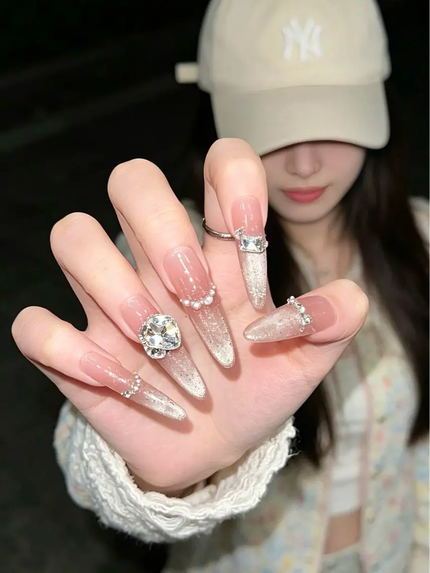 ネイル ハンドネイル あお あおのネイルデザイン