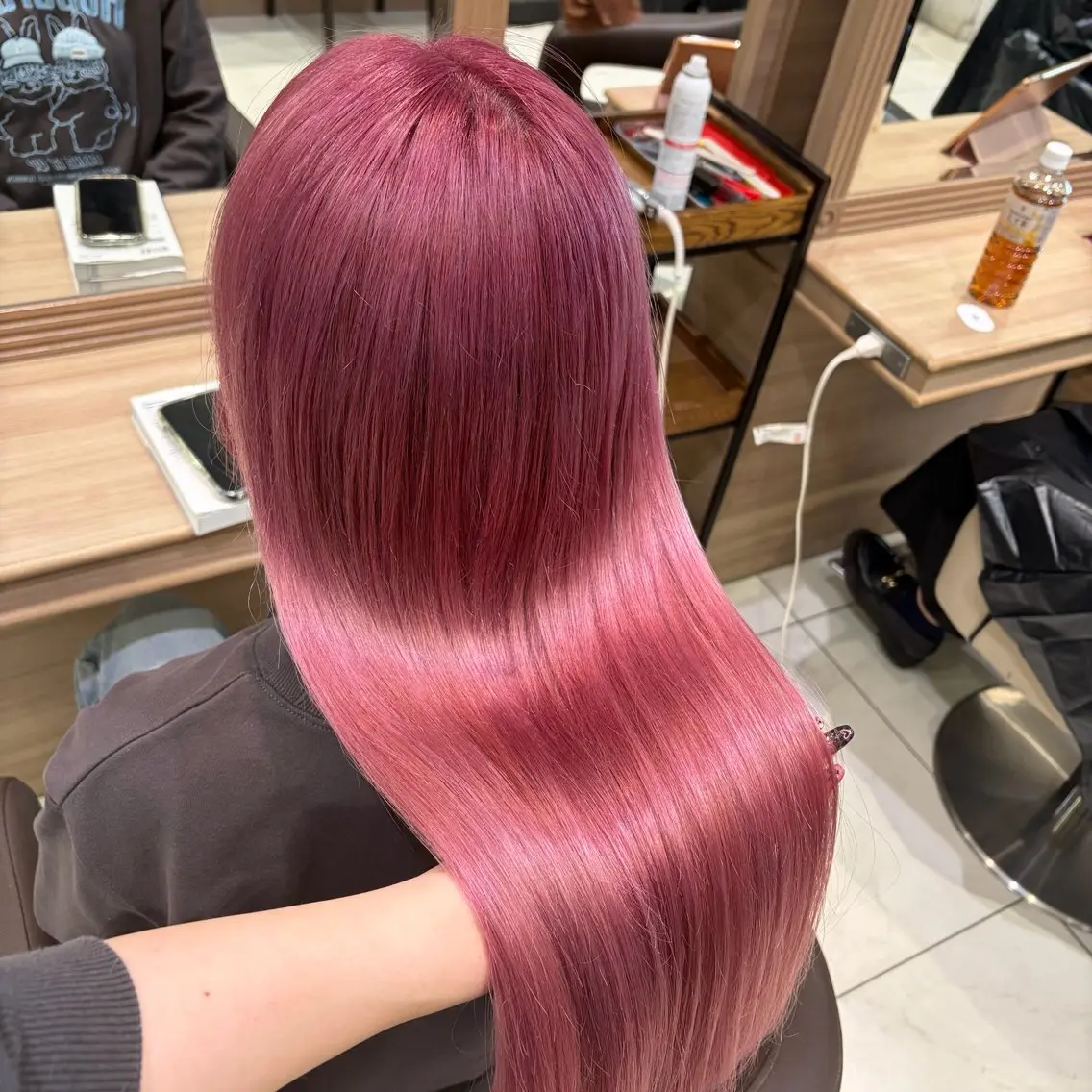 ロング カラー ヘアカラー トリートメント 艶カラー みゆう💘のヘアスタイル