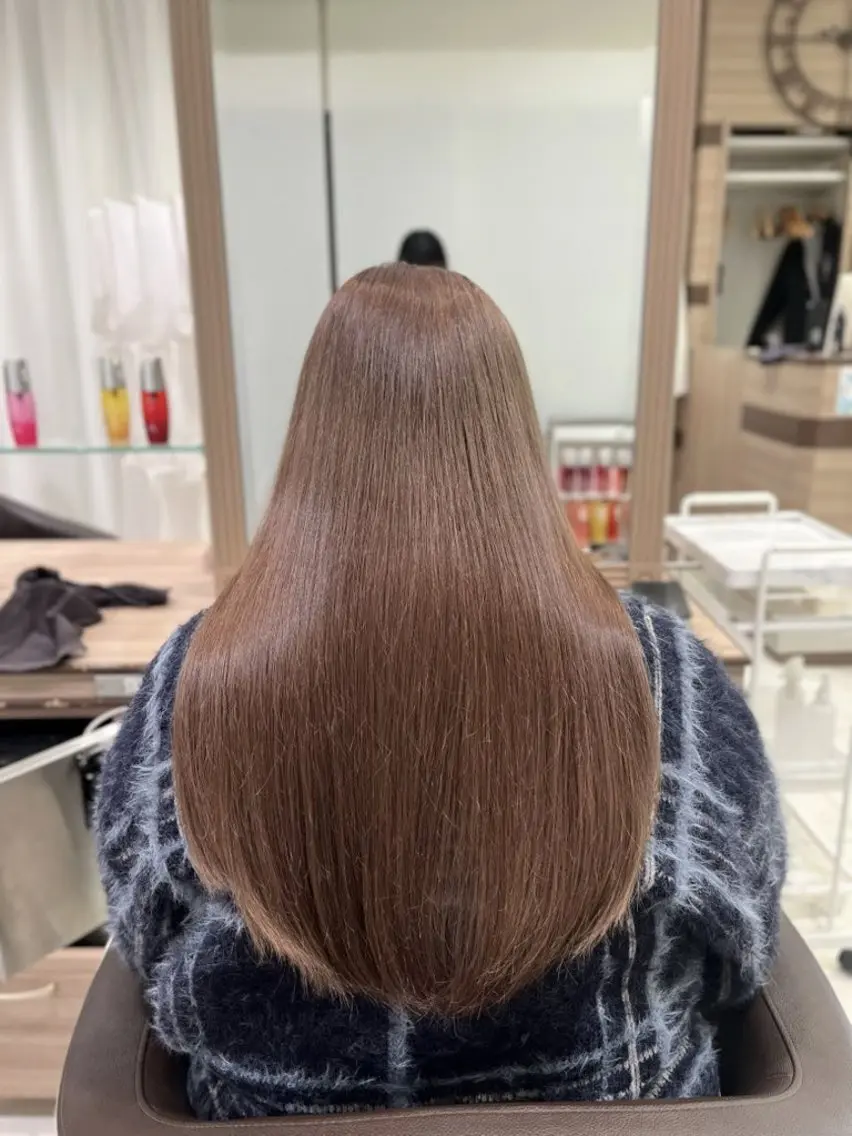カラー ブリーチ ブラウンカラー キャラメルブラウン Ash 西船橋店 🐈‍⬛中溝有紗🎀のヘアスタイル