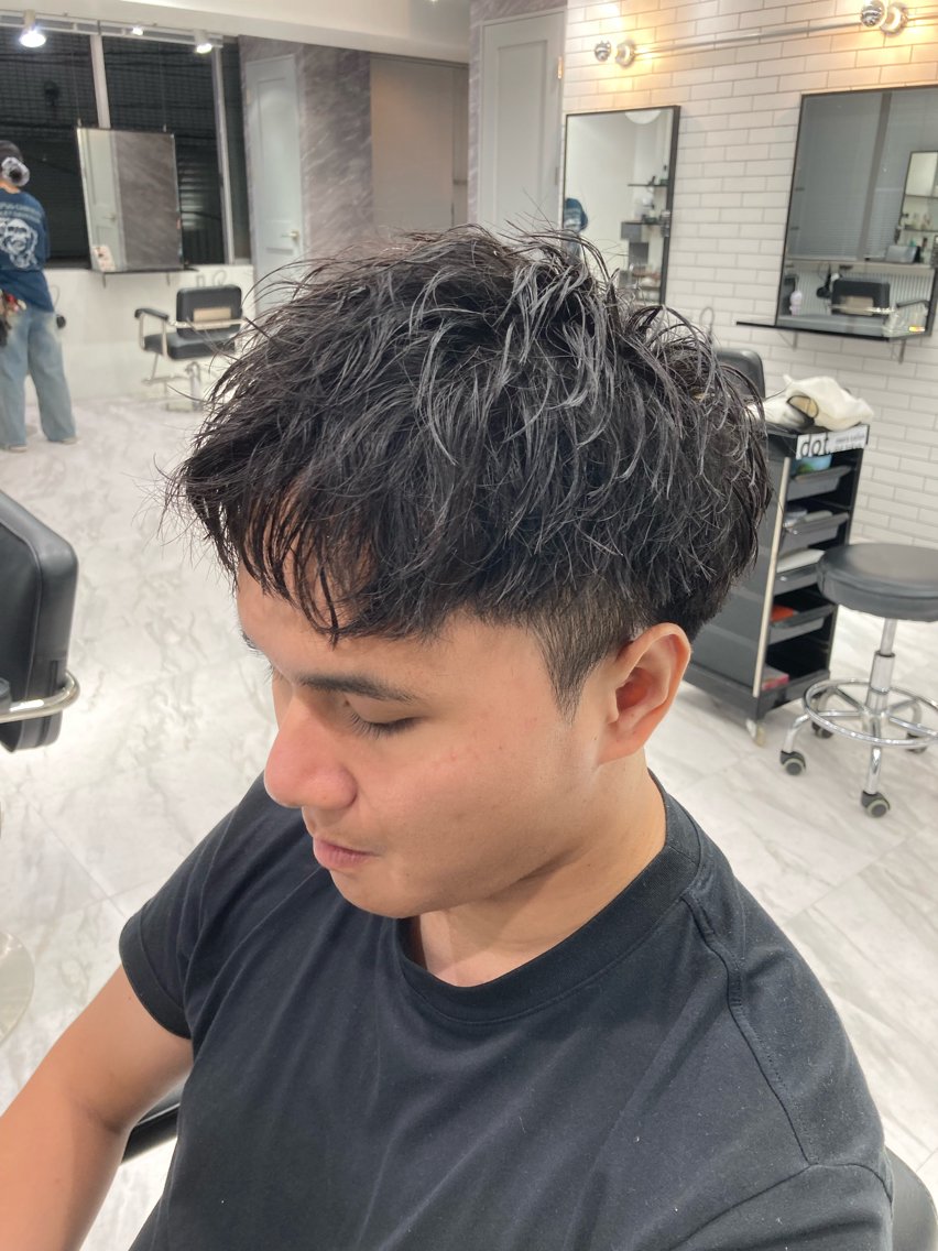ショート パーマ メンズ カット パーマ 🔥メンズ特化🔥 坂下遥翔のヘアスタイル