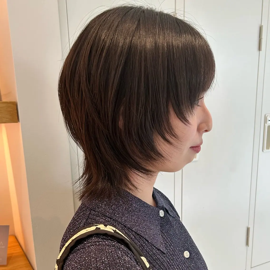 ショート カット トリートメント 透け感カラー/顔周り レイヤー arisaのヘアスタイル