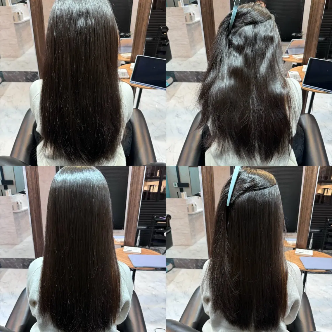ロング 縮毛矯正 LuanaTOKYO 都築佑汰のヘアスタイル