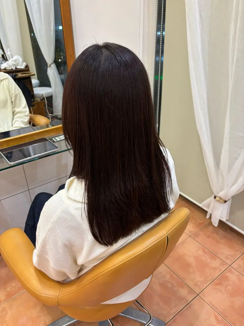セミロング カラー 🌼藤川 波澄🌼のヘアスタイル