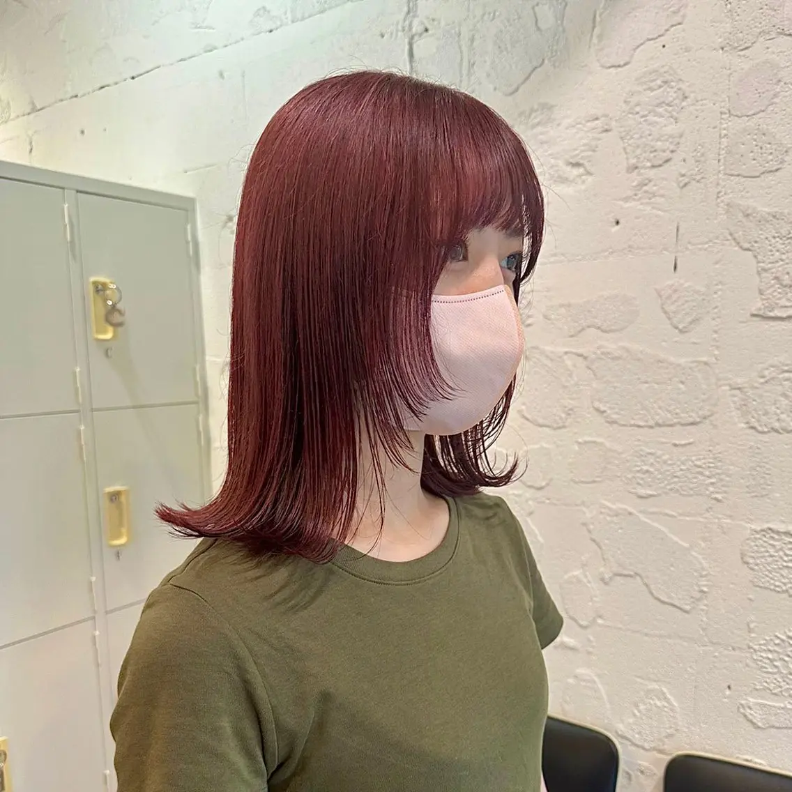 ミディアム カラー ヘアアレンジ 🎀レイヤー 透明感 カラーyuuri🎀のヘアスタイル