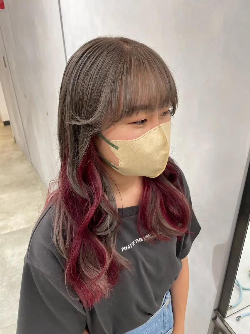 ロング カラー カット ヘアカラー トリートメント 透明感カラー✨艶髪 制作🌱山根あゆみのヘアスタイル