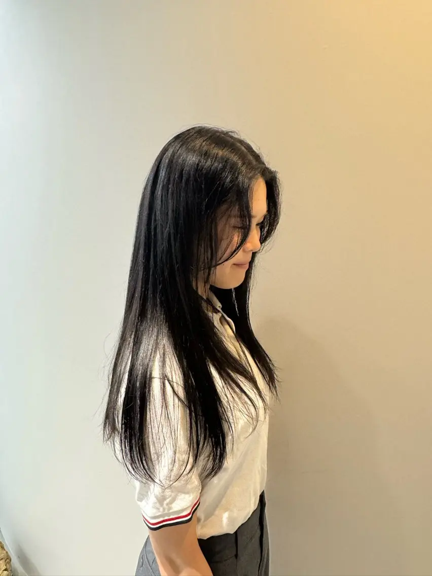 ロング カラー 京都河原町  前田 希歩のヘアスタイル