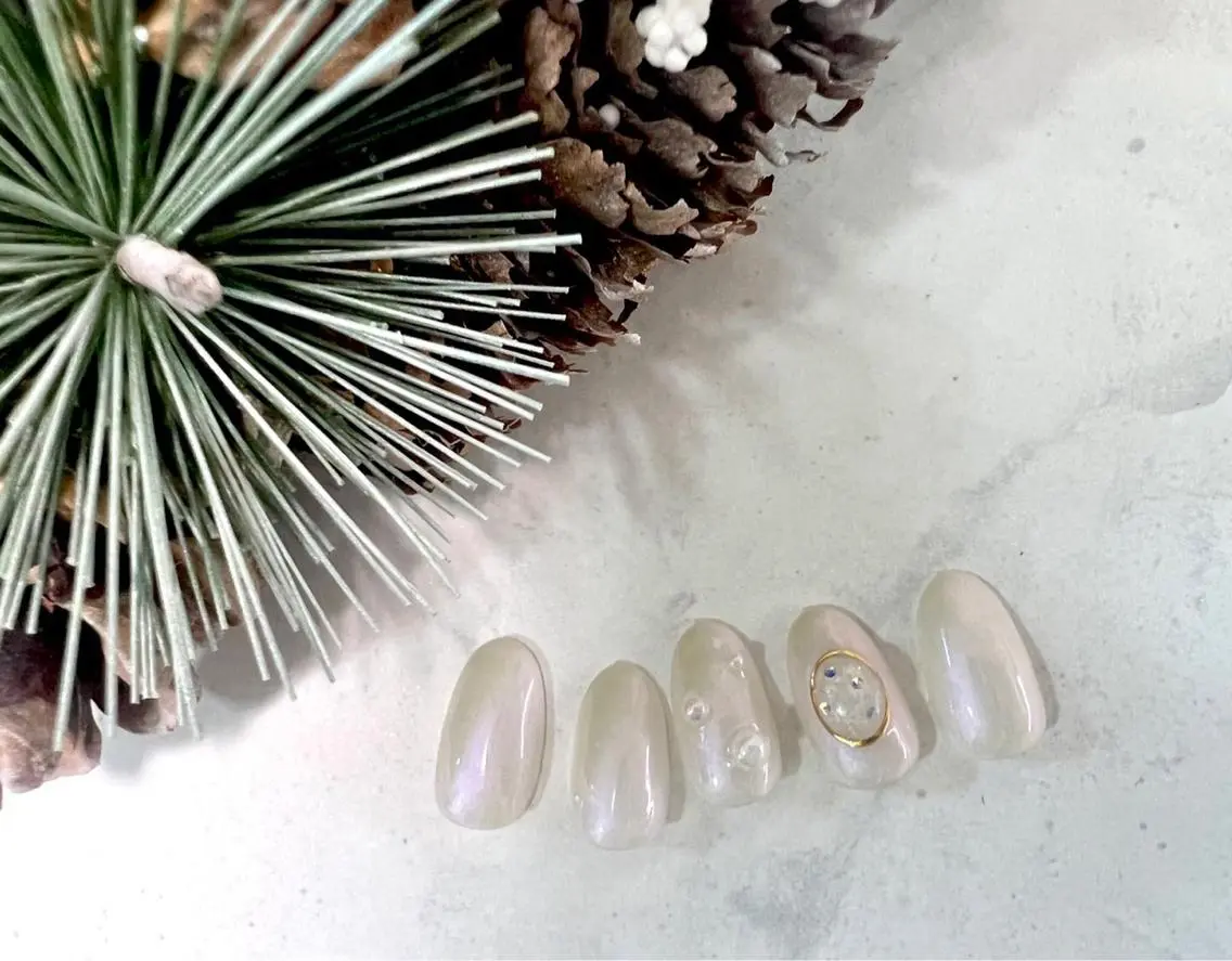 ネイル 冬ネイル クリスマス kiki nail &brow二子玉川のネイルデザイン