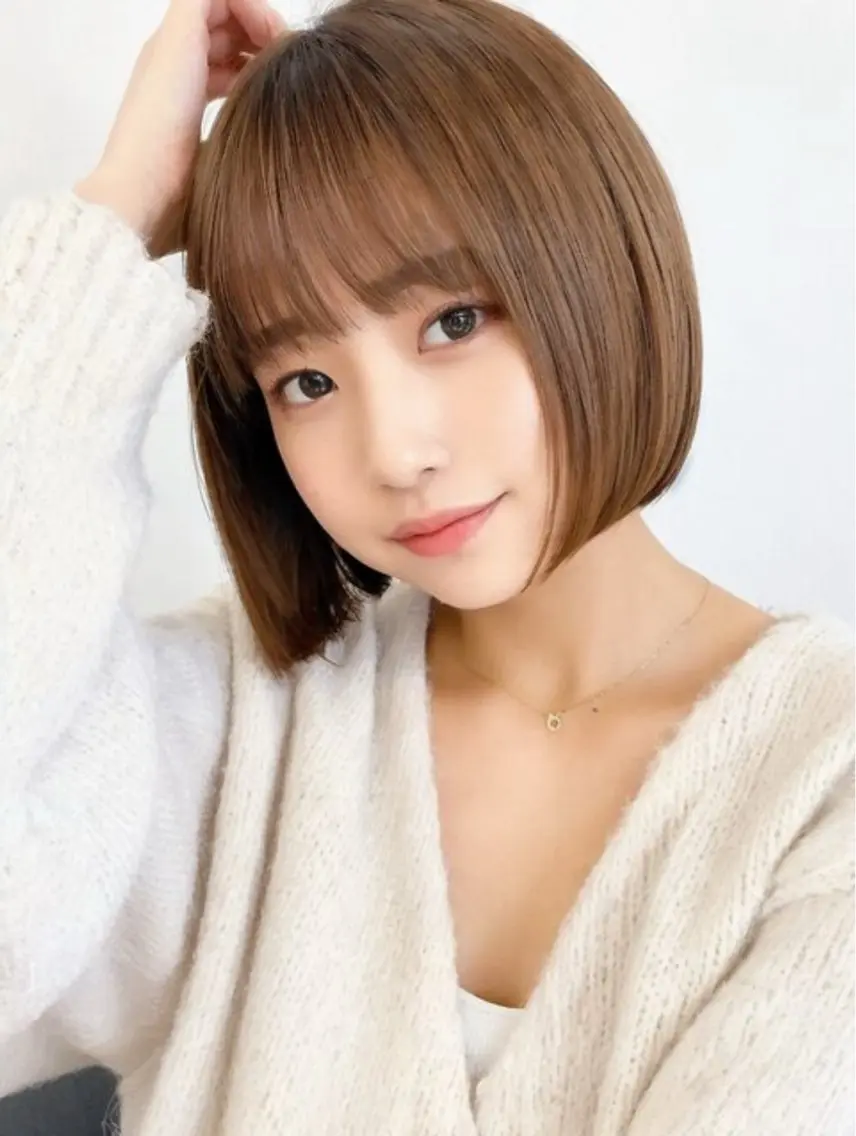 \気になるクセを改善‼️/✨ポイント縮毛✨の写真