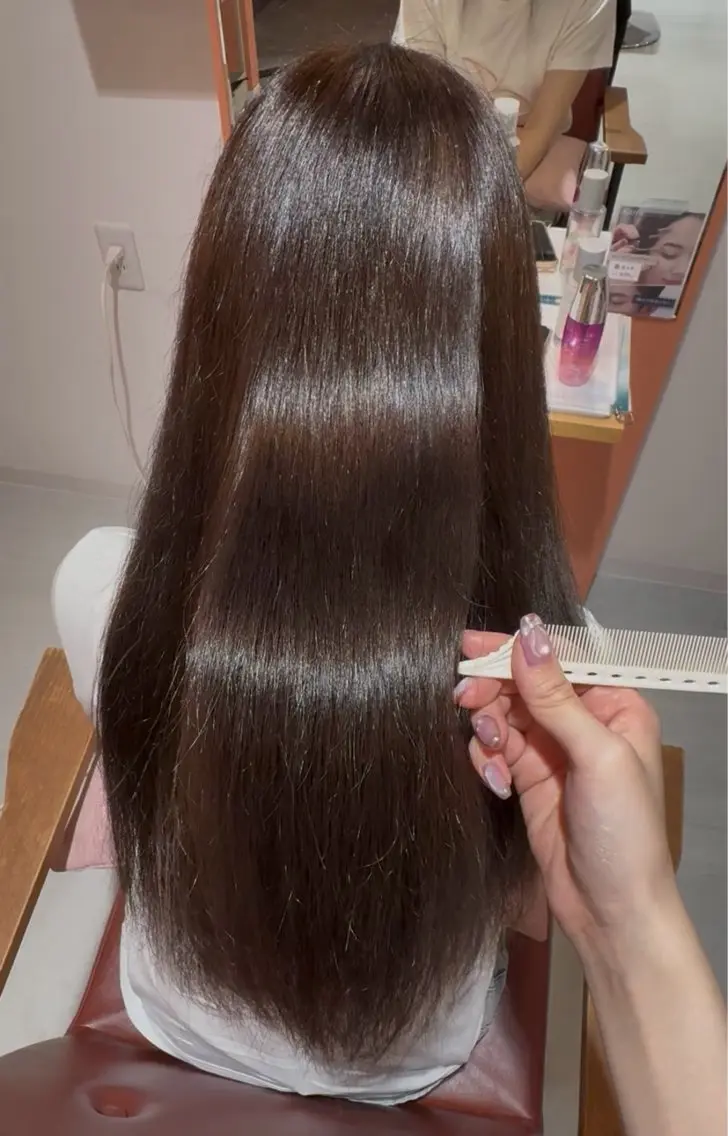 カラー ブリーチ ブラウンカラー ブリーチなしカラー TAMAMI カラーモデル募集中のヘアスタイル