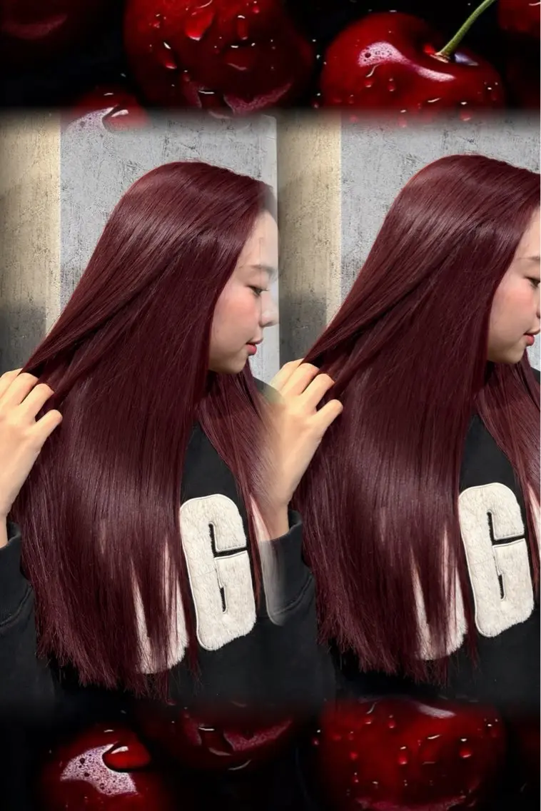 🍒チェリーレッド🍒✨️✨️大人気暖色カラー✨️✨️の写真