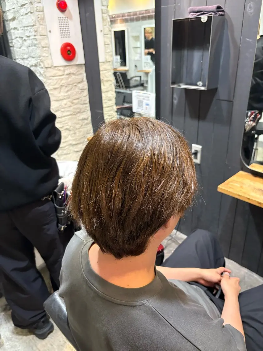 カラー メンズ ヘアカラー 今枝 優斗のヘアスタイル