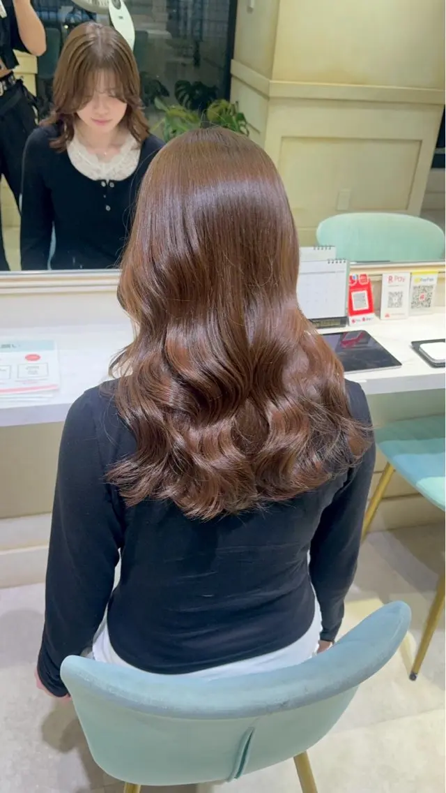 カラー ヘアカラー トリートメント 💙透明感艶カラー/ ゆうな💙のヘアスタイル