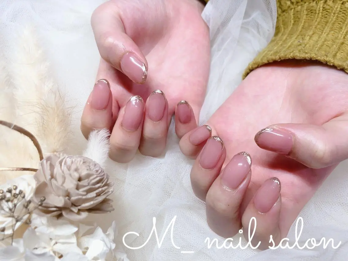 ネイル シンプルネイル M_ nail salonのネイルデザイン
