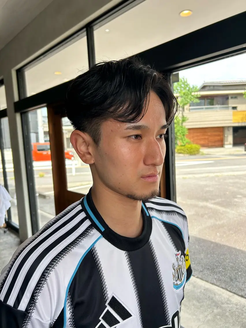 【 ⚡️期間限定ご新規様30%OFF⚡️】men'sカット+曲がる縮毛矯正+トリートメントの写真