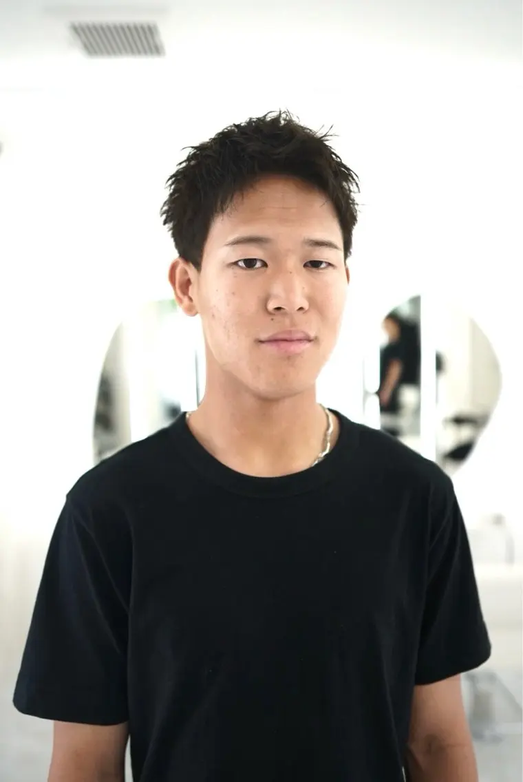 ショート ショートヘア 豊崎 佑輔のヘアスタイル