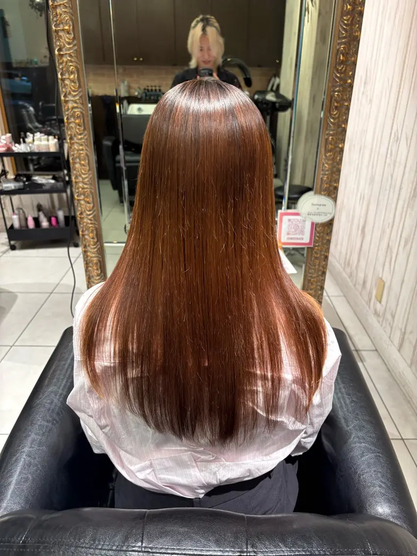 ロング パーマ 松井 悠希のヘアスタイル