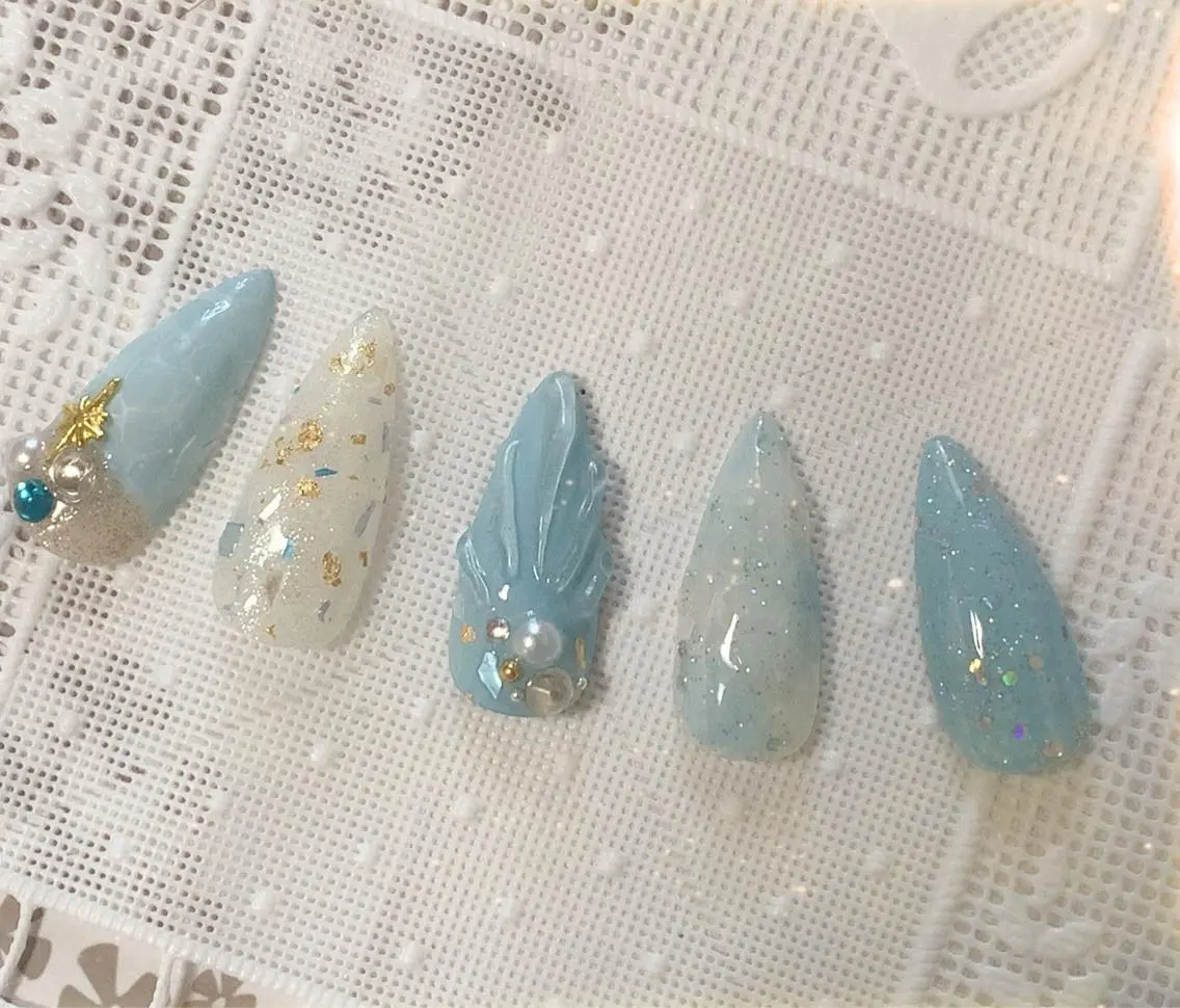 ネイル 夏ネイル 林 ✨syousyouのネイルデザイン