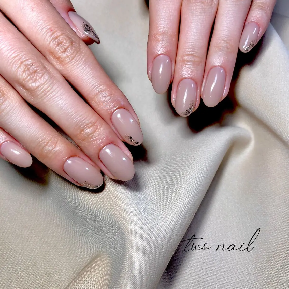 ネイル アートネイル フットネイル ハート ニュアンスネイル ホワイト ハンドネイル two nailのネイルデザイン