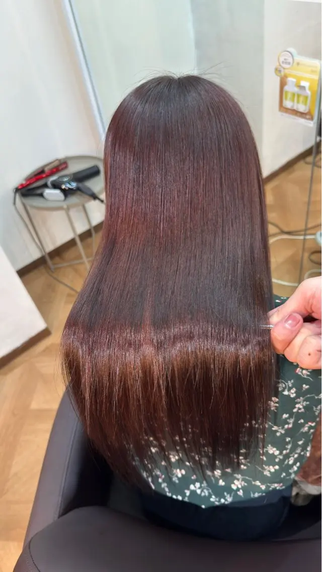 ロング ヘアカラー トリートメント 髪質改善 晟之介のヘアスタイル