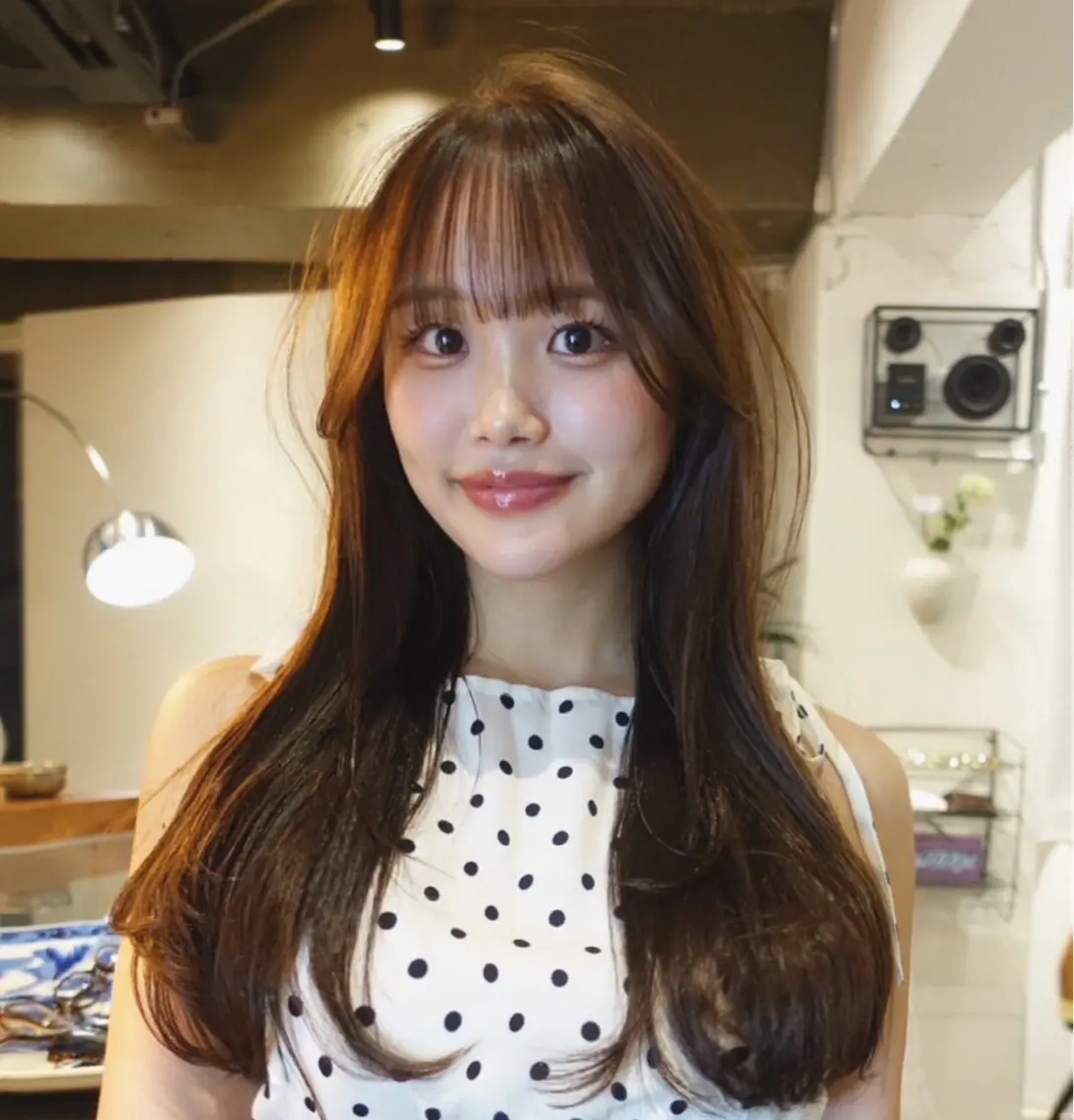 ロング カラー ベージュカラー ヘアカラー トリートメント 池田 早希のヘアスタイル