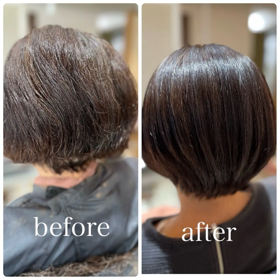 ショート ショートヘア カット 縮毛矯正 aletta 大森町のヘアスタイル