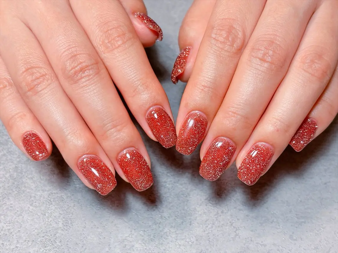 ネイル ブラウン 韓国ネイル マグネットネイル ニュアンスネイル ハンドネイル ハンドケア 💫ゆか_ Nailartistのネイルデザイン