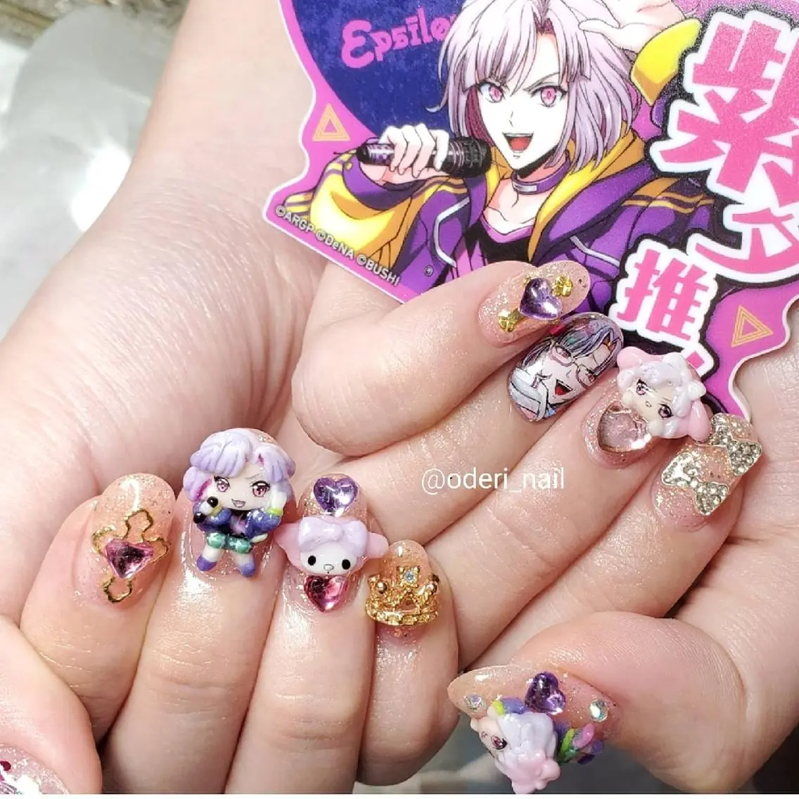 ネイル アートネイル ジェルネイル おで@ oderi_nailのネイルデザイン