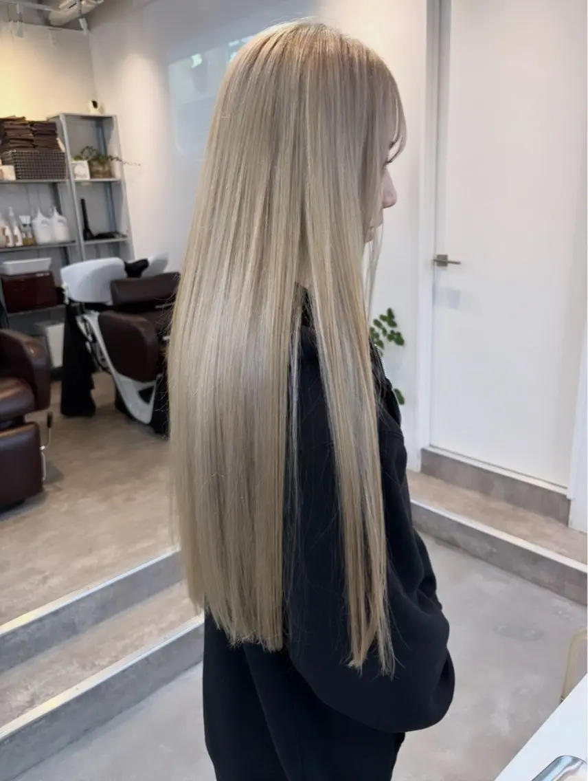 カラー 白石 歩真のヘアスタイル