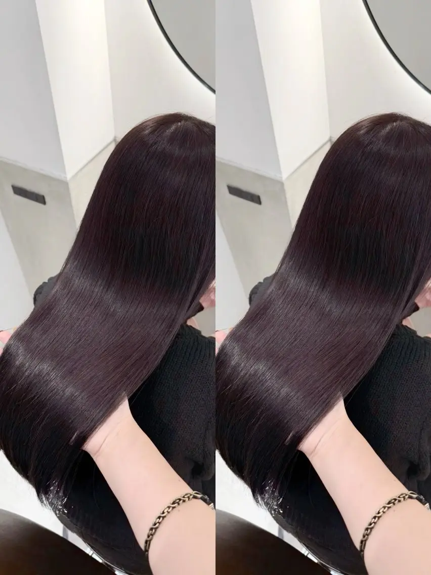 ロング 髪質改善 カット ヘアカラー トリートメント 艶髪カラー🫧 髪質改善🪽萩原のヘアスタイル
