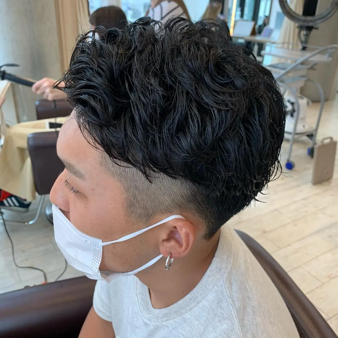 パーマ メンズ メンズパーマ サソウ ユリエ🥥のヘアスタイル
