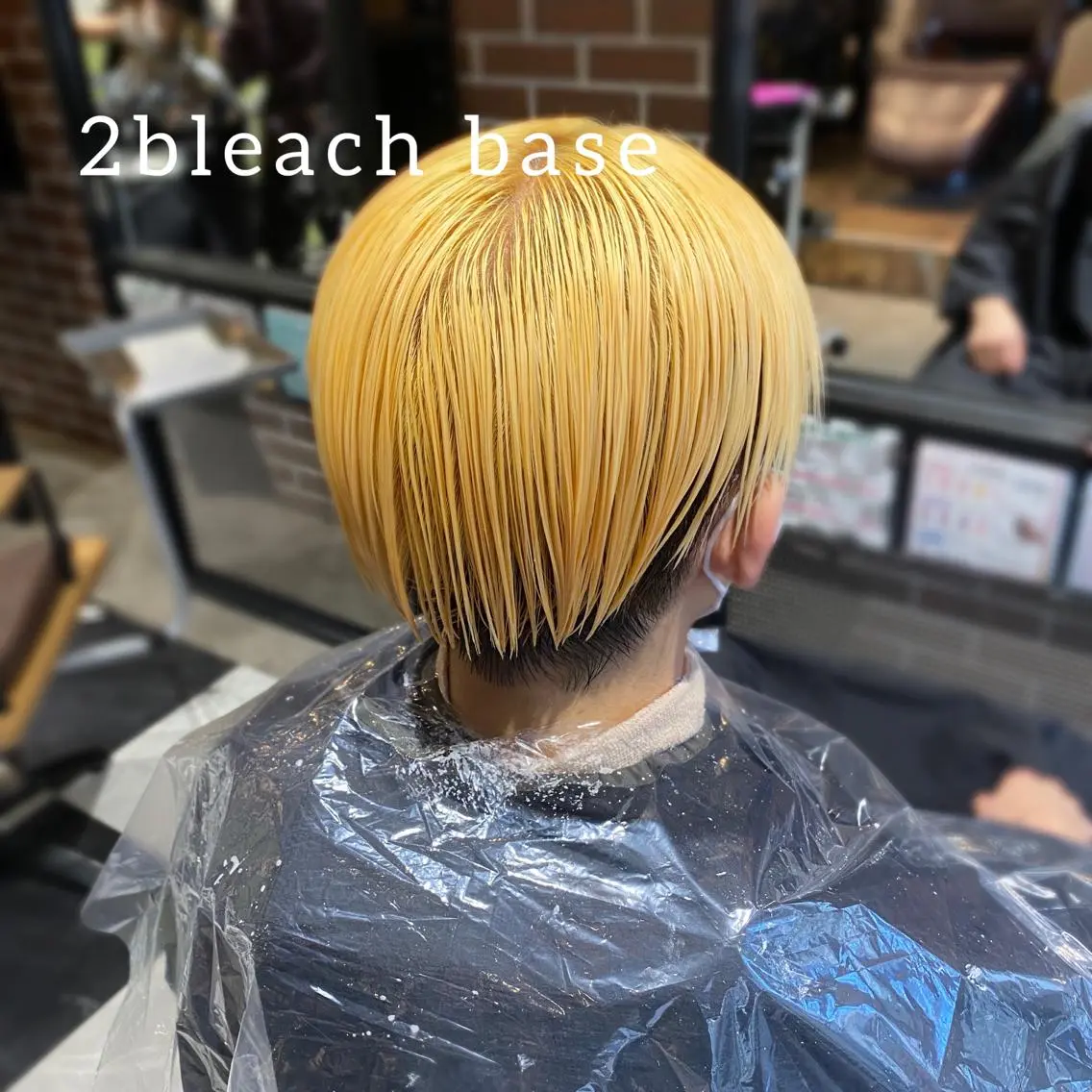 ショート カラー メンズ メンズブリーチ ブリーチ ハッシュカット/艶感 カラー/ユウキ✨のヘアスタイル