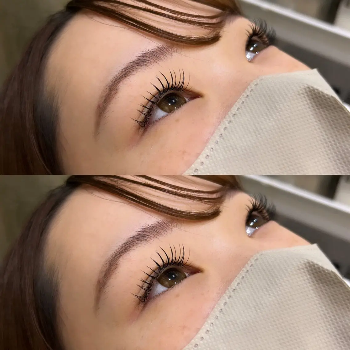 マツエク・マツパ Cカール マツエク 🇰🇷レイヤー/ト レンドまつげ🎀ミキのヘアスタイル