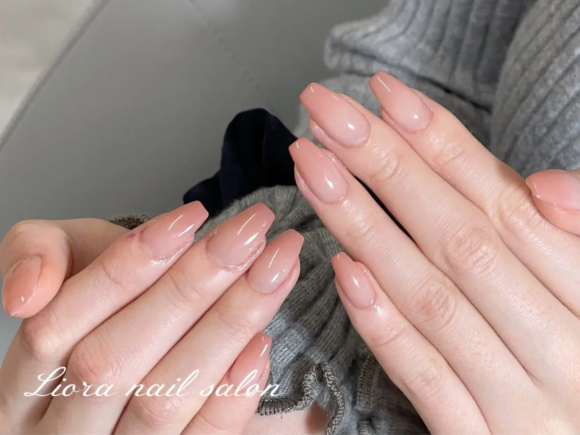 ネイル チークネイル フットネイル フレンチネイル ジェルネイル ガーリー ハンドネイル JUN Lioraネイルのネイルデザイン