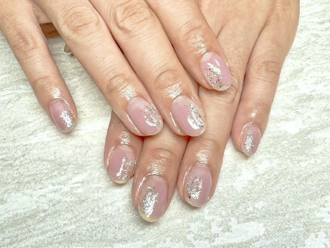 ネイル 韓国ネイル ニュアンスネイル ワンカラーネイル JULIE NAILのネイルデザイン